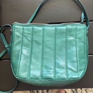 Dayton Quilted Crossbody Leather Bag with strap